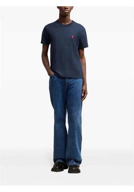 t-shirt adc uomo blu AMI PARIS | BFUTS035.724430